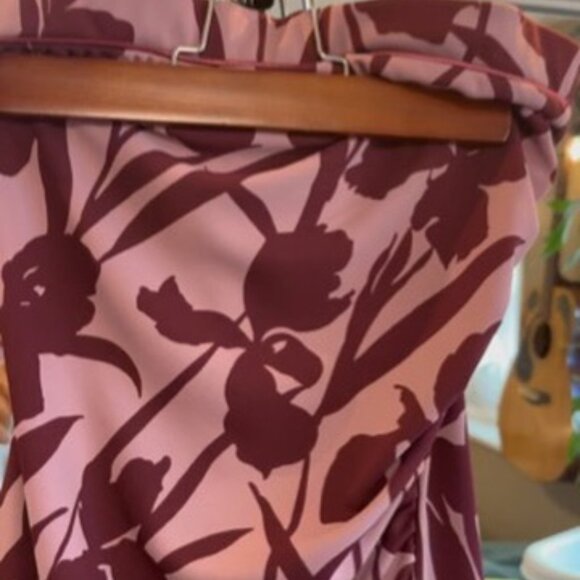 Gorgeous Vintage Knee Length Strapless Vintage Retro Dress size 4-6 - Picture 5 of 6